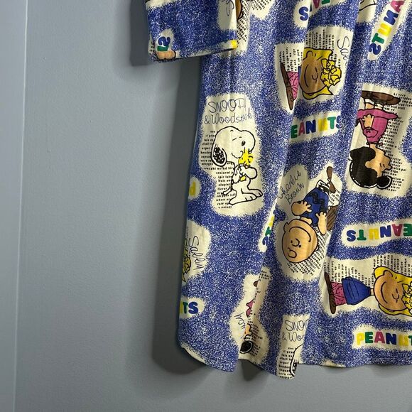 Peanuts Nightgown Medium Carlie Brown Woodstock Snoopy Lucy - Picture 8 of 10
